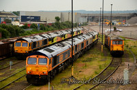 Two Different companies, 11 Locos, different angle | Eastleigh
