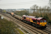 6A49 Didcot Yard - Bicester MOD | Didcot North Jcn | 66039