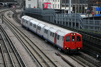 London Underground testrain at Harrow-On-The-Hill. 12/01/12